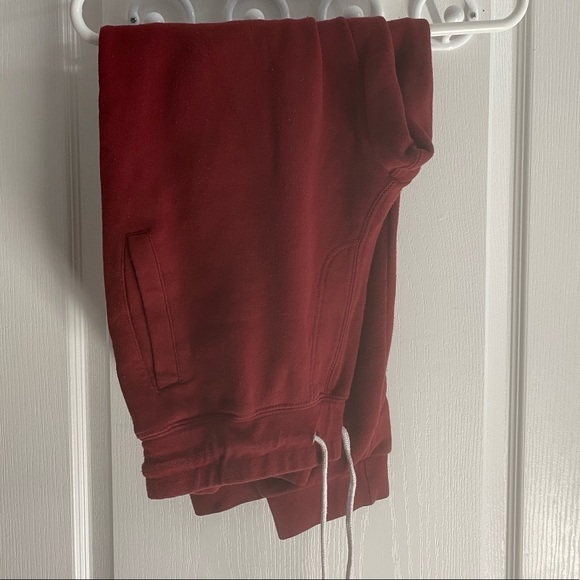 Red Forever 21 Sweatpants Large - Picture 2 of 2